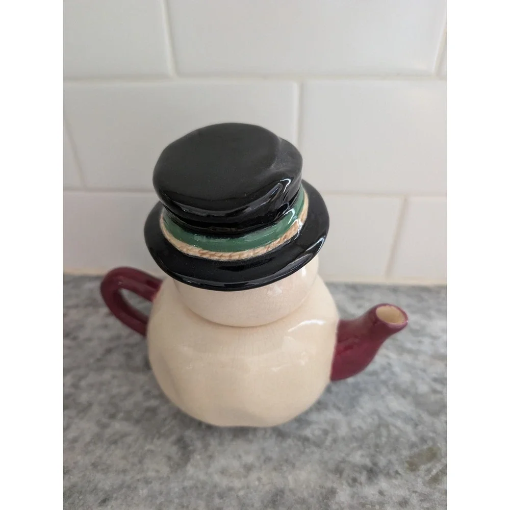 Bella Casa By Ganz‎ Cute Snowman Teapot